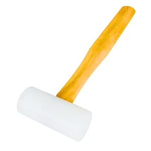 12-1/2 Inch Nylon Dual-Head Hammer - Wooden Handle  - PH-43615