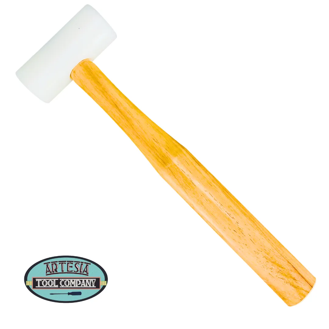 12-1/2 Inch Nylon Dual-Head Hammer - Wooden Handle  - PH-43615