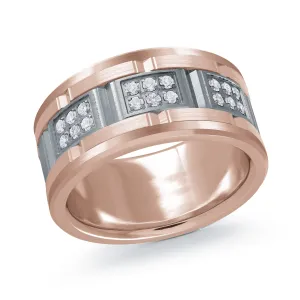 14K Rose Gold Ring from the Tantalum Collection by Malo - MRDTN-057-11PD