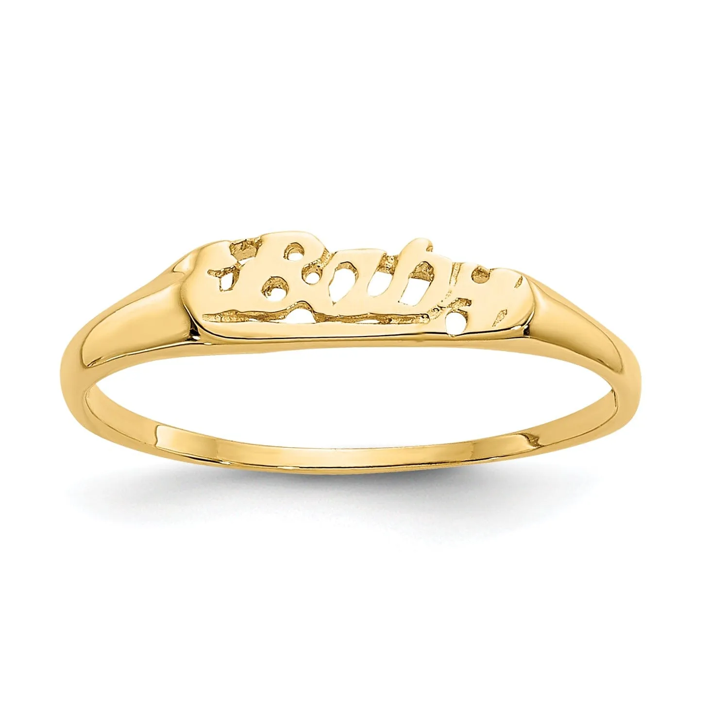 14k Yellow Gold Yellow Gold Baby Ring