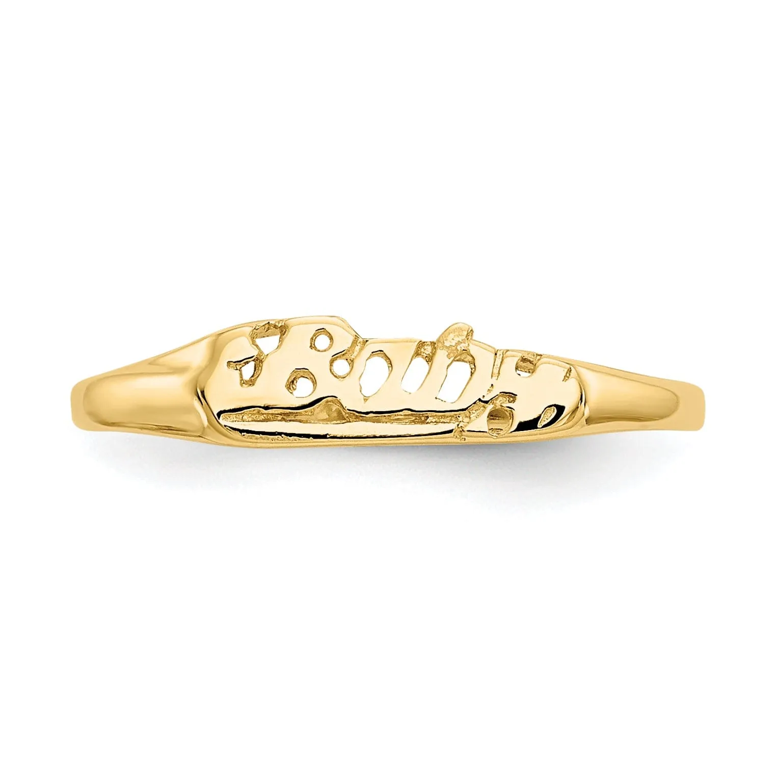 14k Yellow Gold Yellow Gold Baby Ring