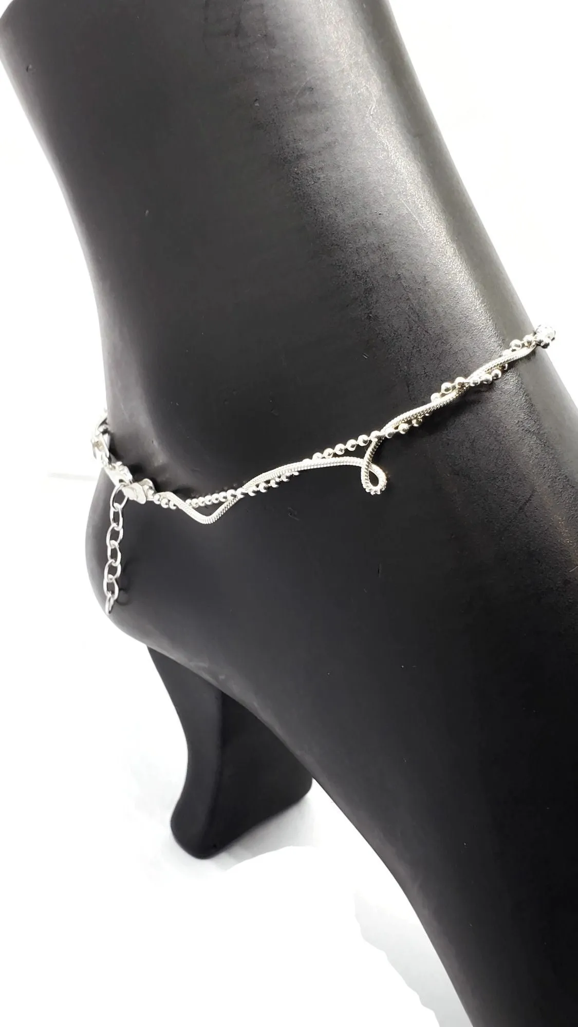 925 Sterling Silver Anklet - #36