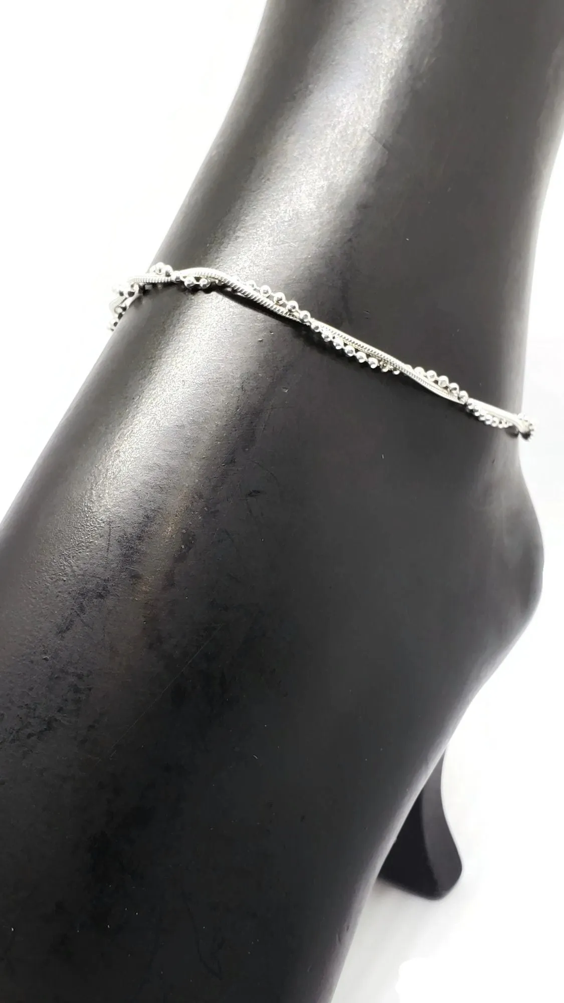 925 Sterling Silver Anklet - #36