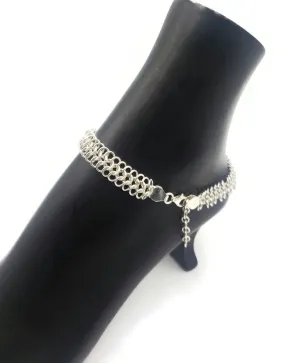 925 Sterling Silver Bridal Anklet - #42