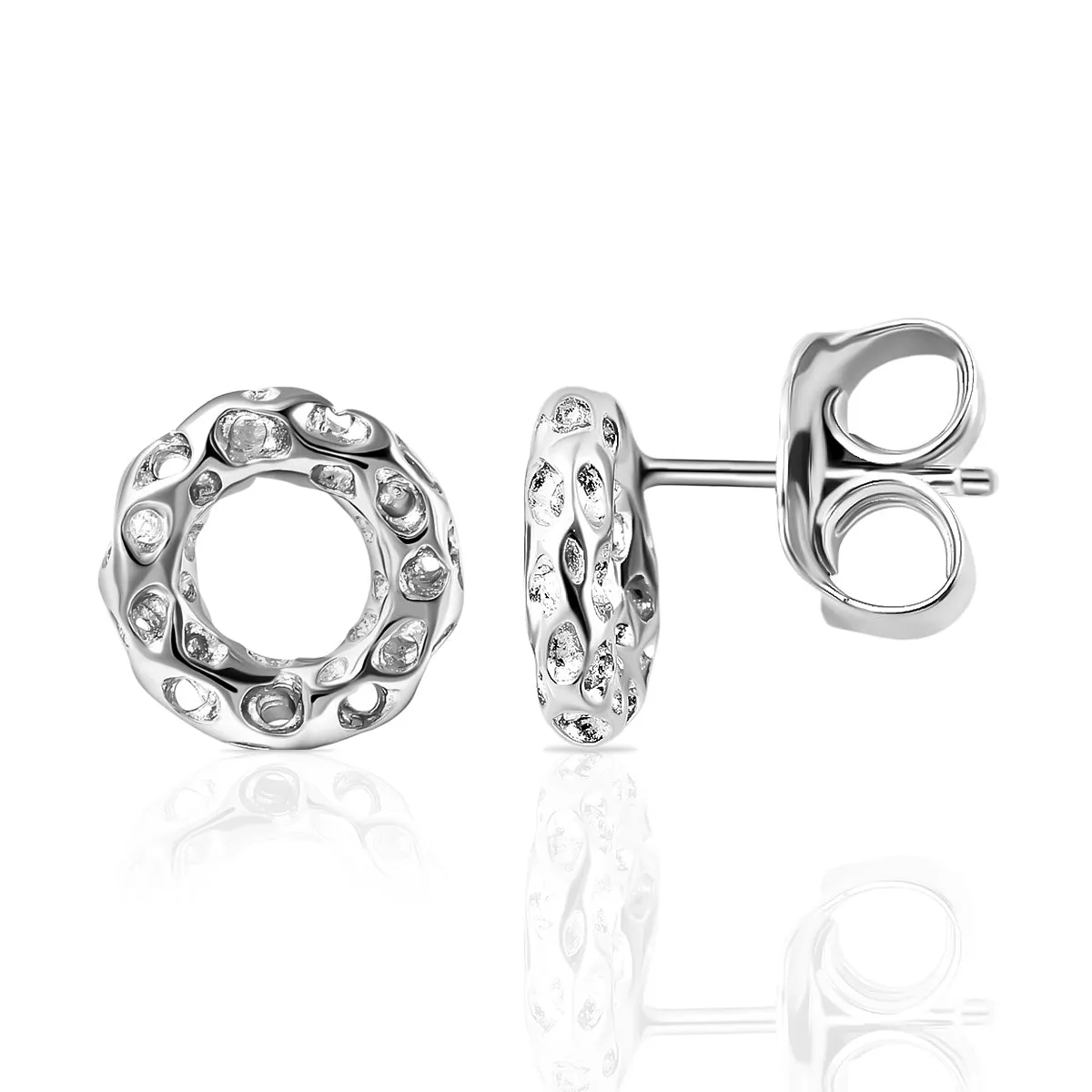 Allegro Mini Loop Stud Earrings