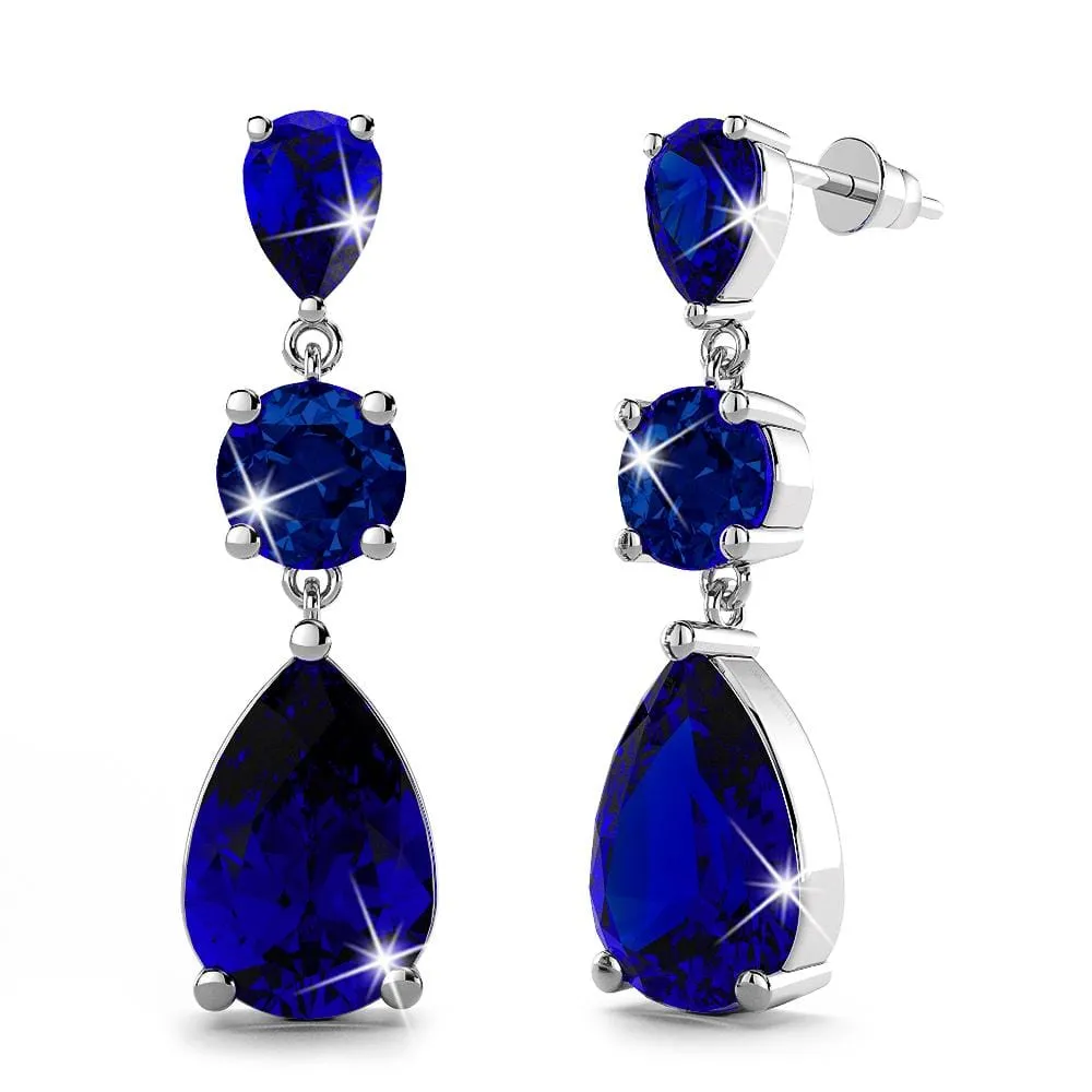 Ariel Bloom Earrings in Sapphire