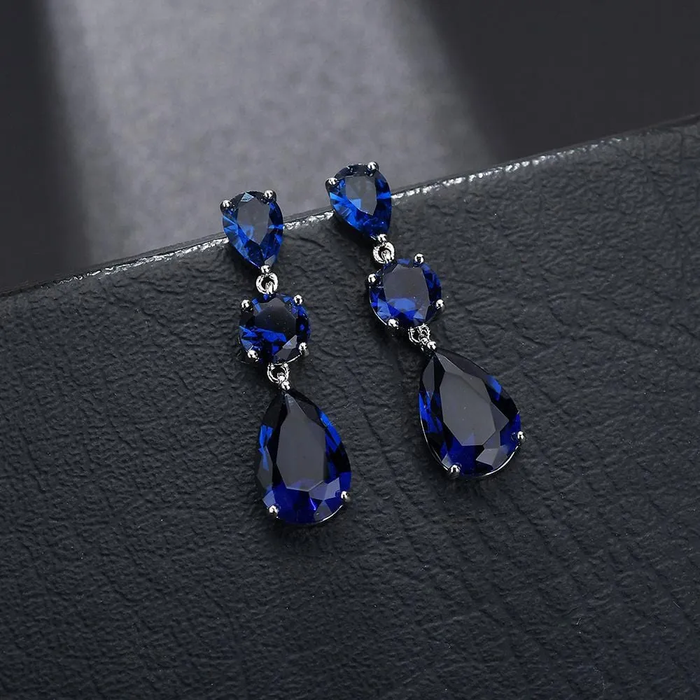 Ariel Bloom Earrings in Sapphire