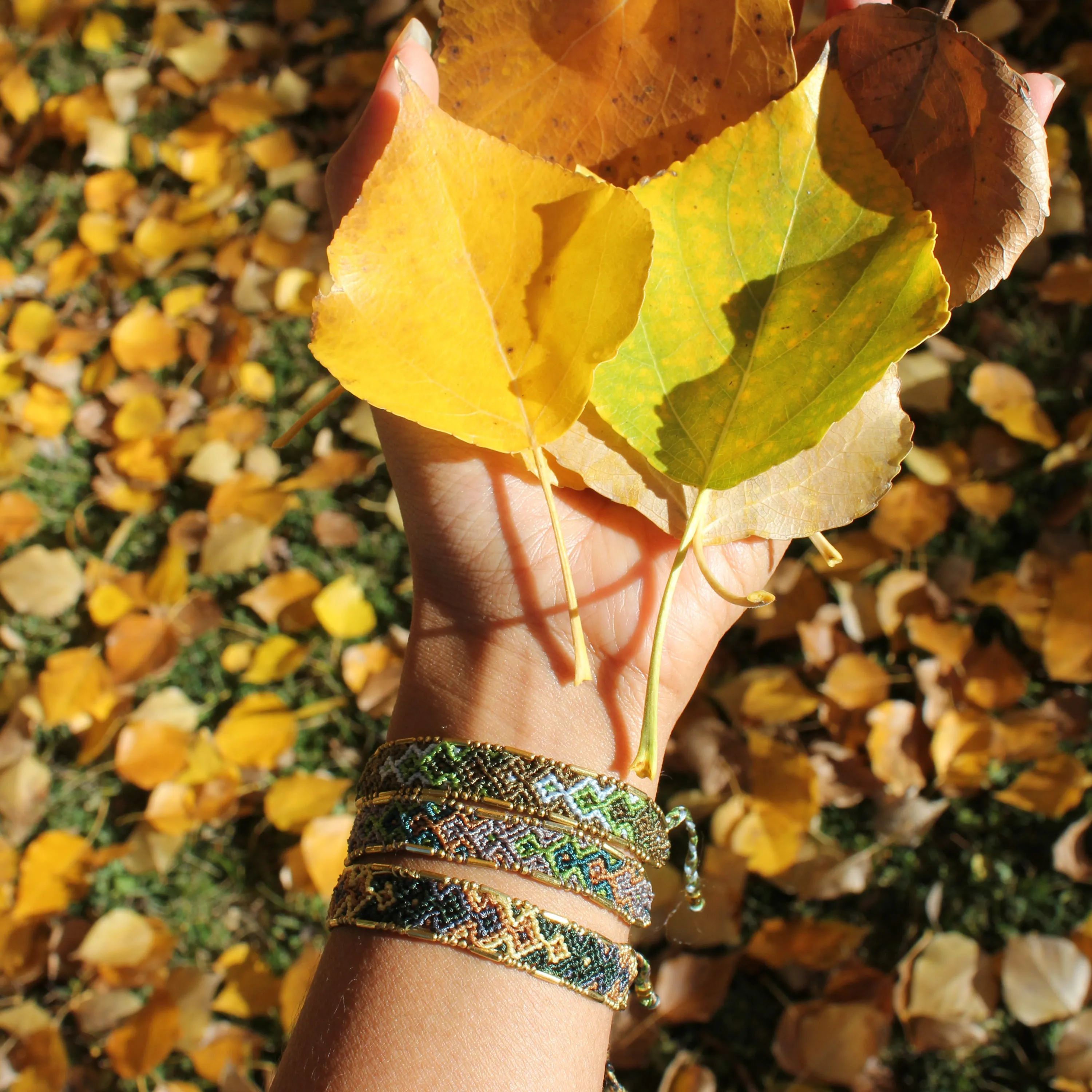 Bali Friendship Bracelet - Olive Laurel