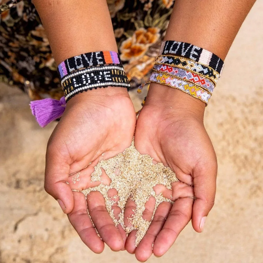 Bali Friendship Bracelet - Ruby Quartz