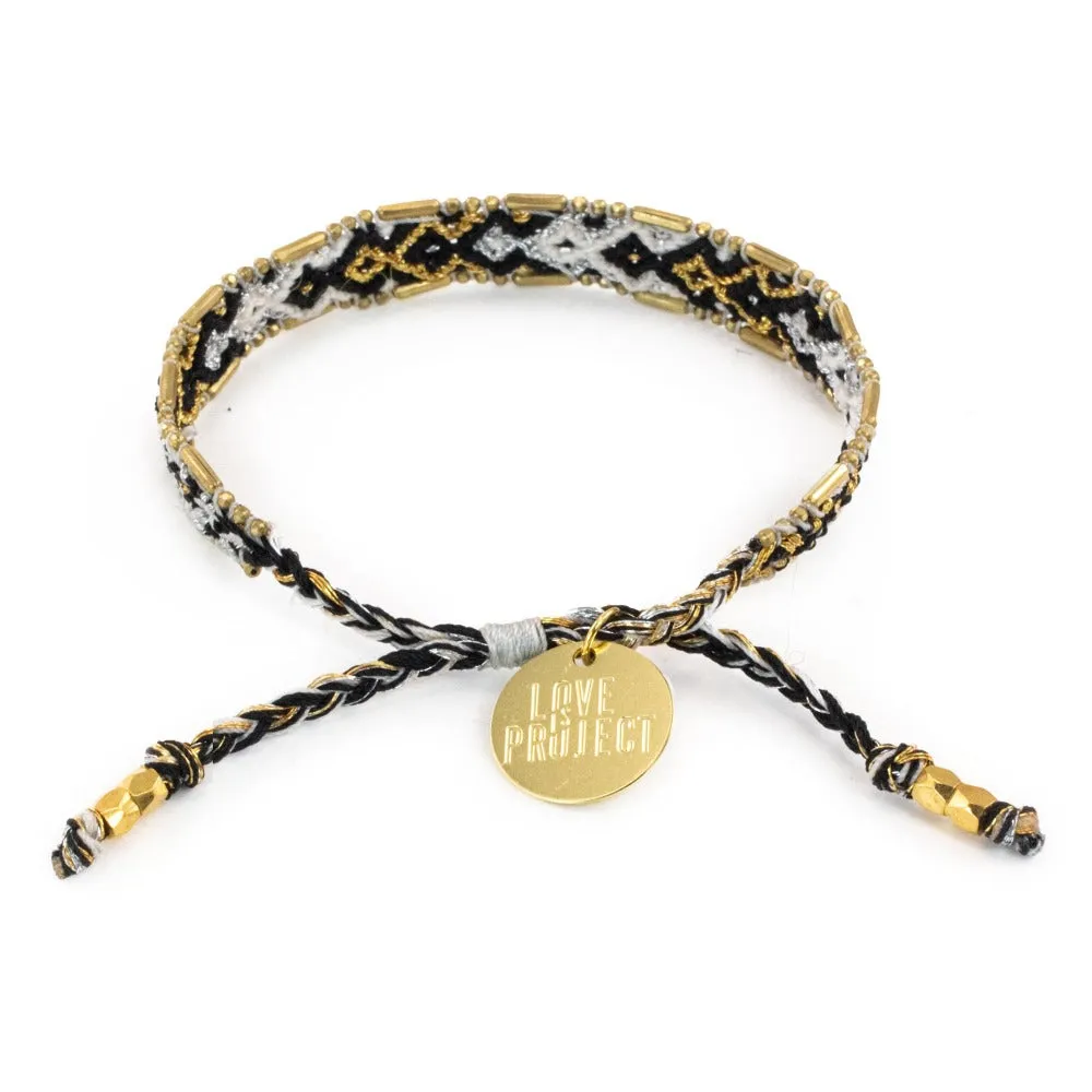 Bali Metallic Friendship Bracelet - Moonlight Shadow