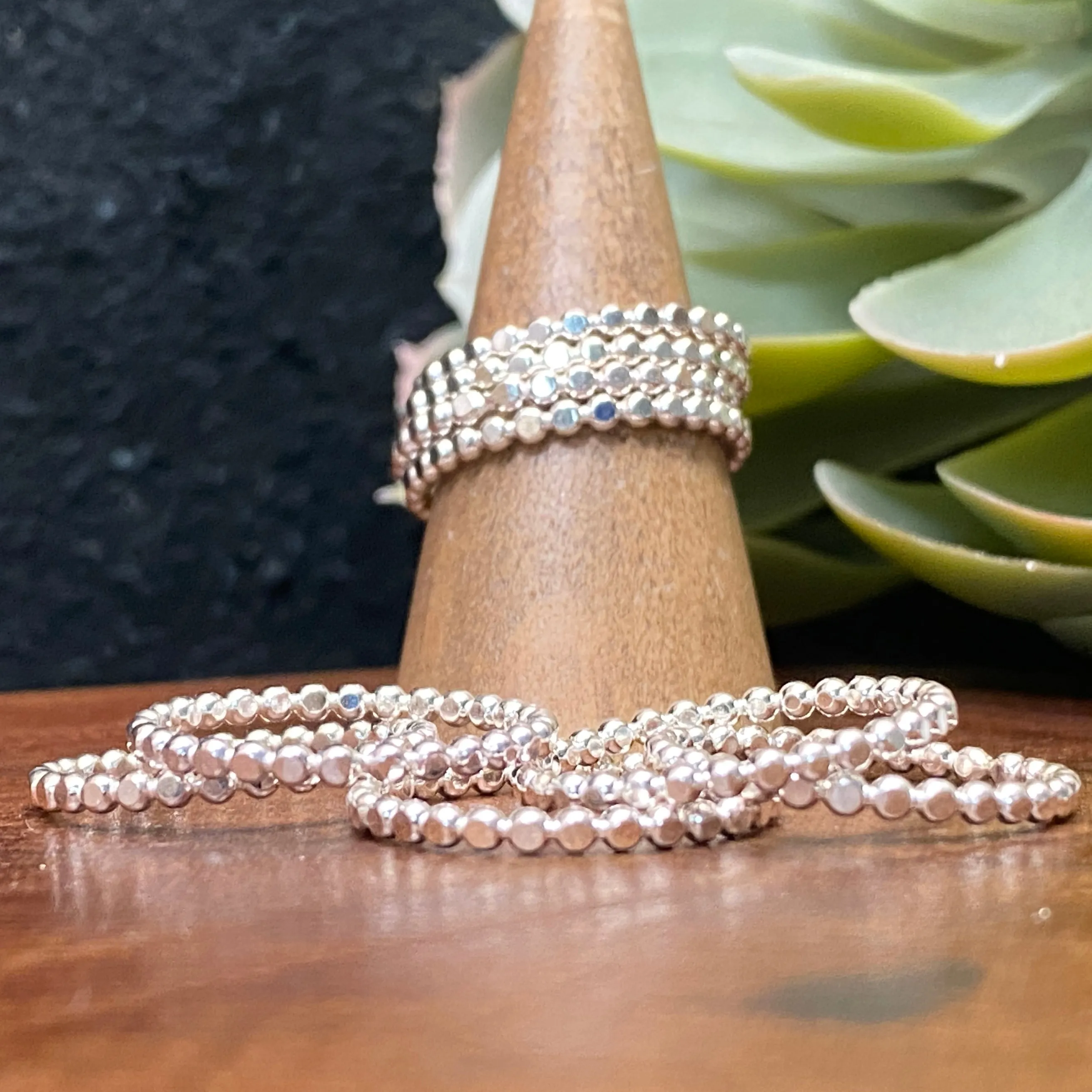 Beaded - Stacking Ring