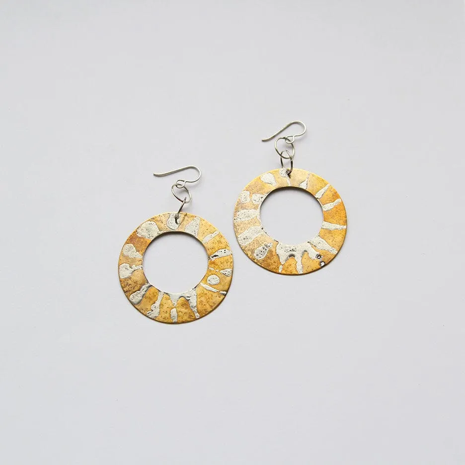 Big Bold & Daring Mixed Metal Hoops