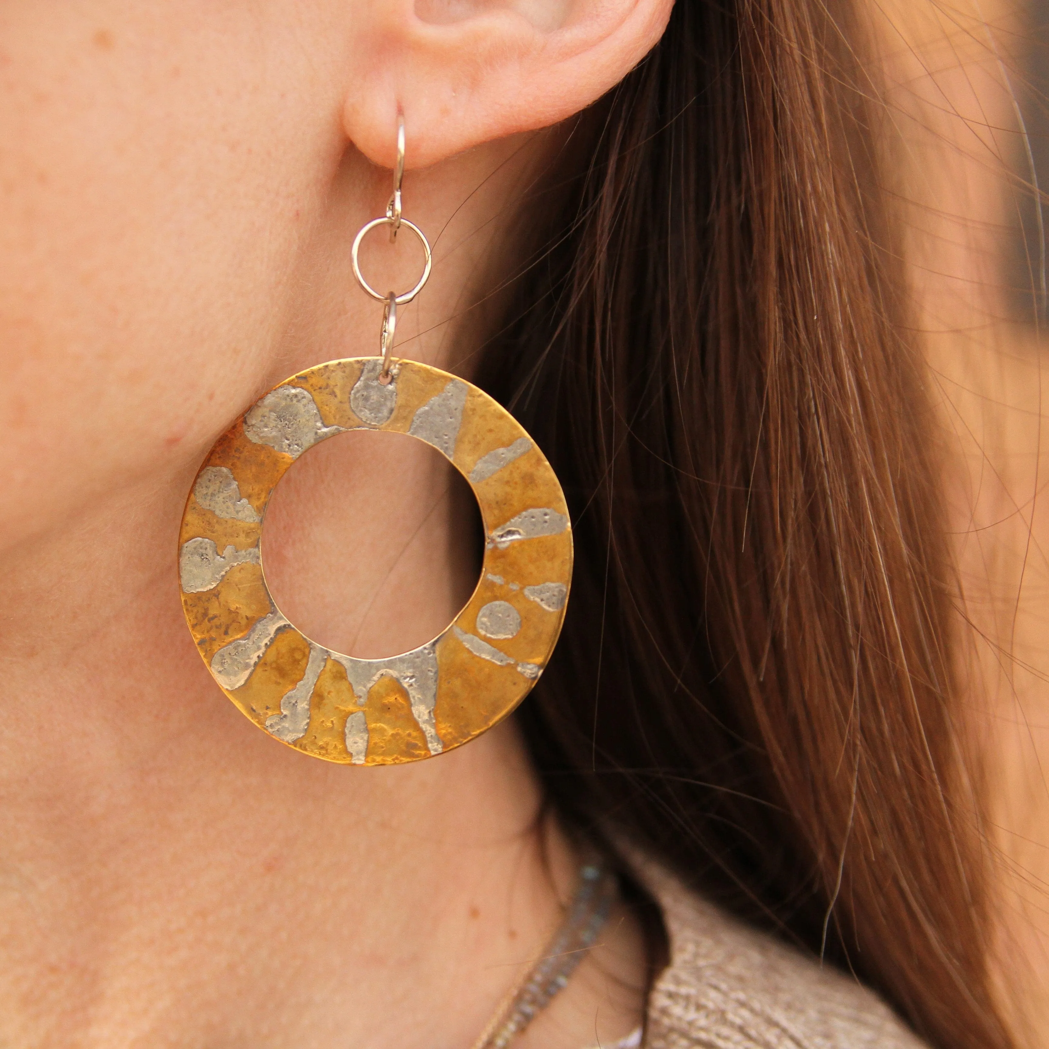 Big Bold & Daring Mixed Metal Hoops