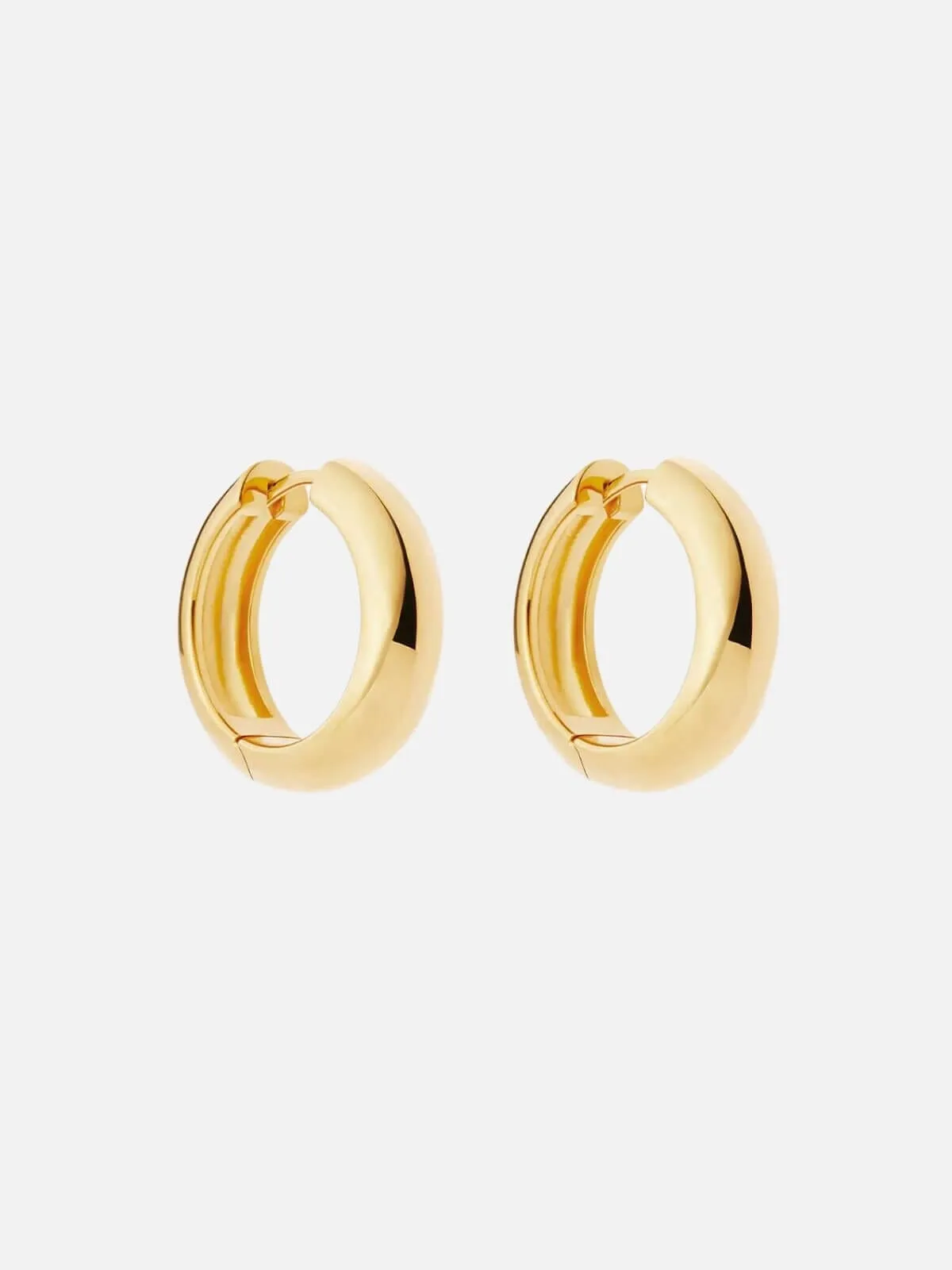 Bold Large Hoops - 18k Gold