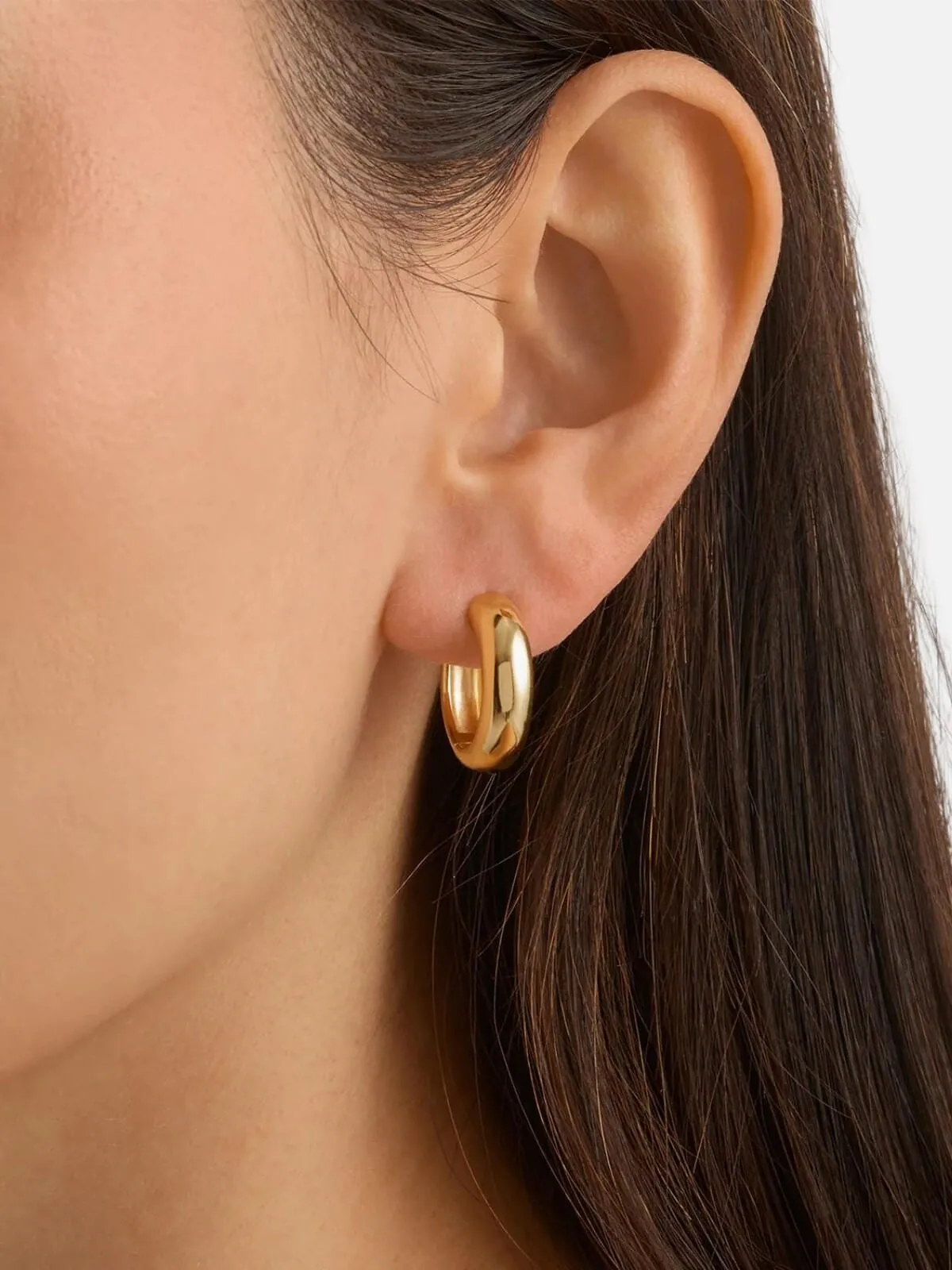 Bold Large Hoops - 18k Gold