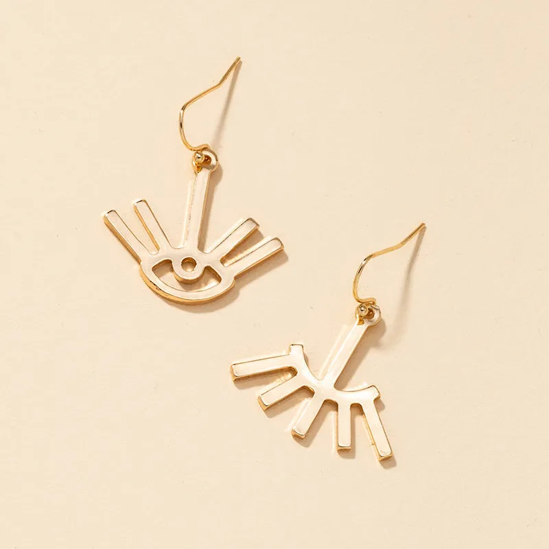 Bold Statement Eyebrow Earrings - Vienna Verve Earrings from Planderful Collection