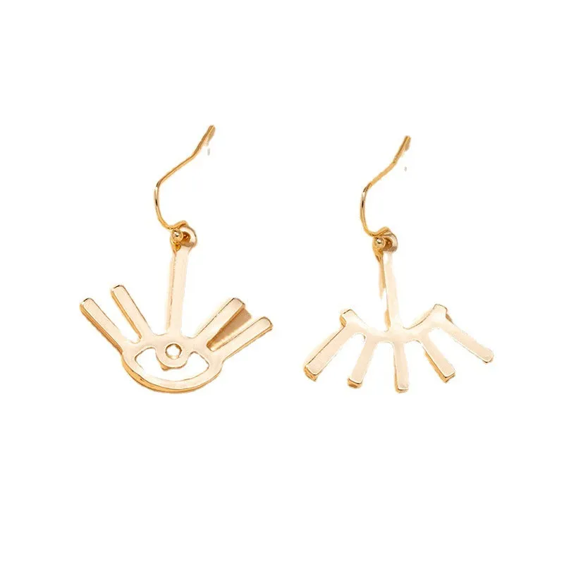 Bold Statement Eyebrow Earrings - Vienna Verve Earrings from Planderful Collection