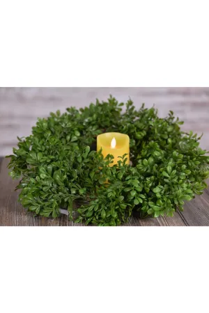 Boxwood Candle Ring