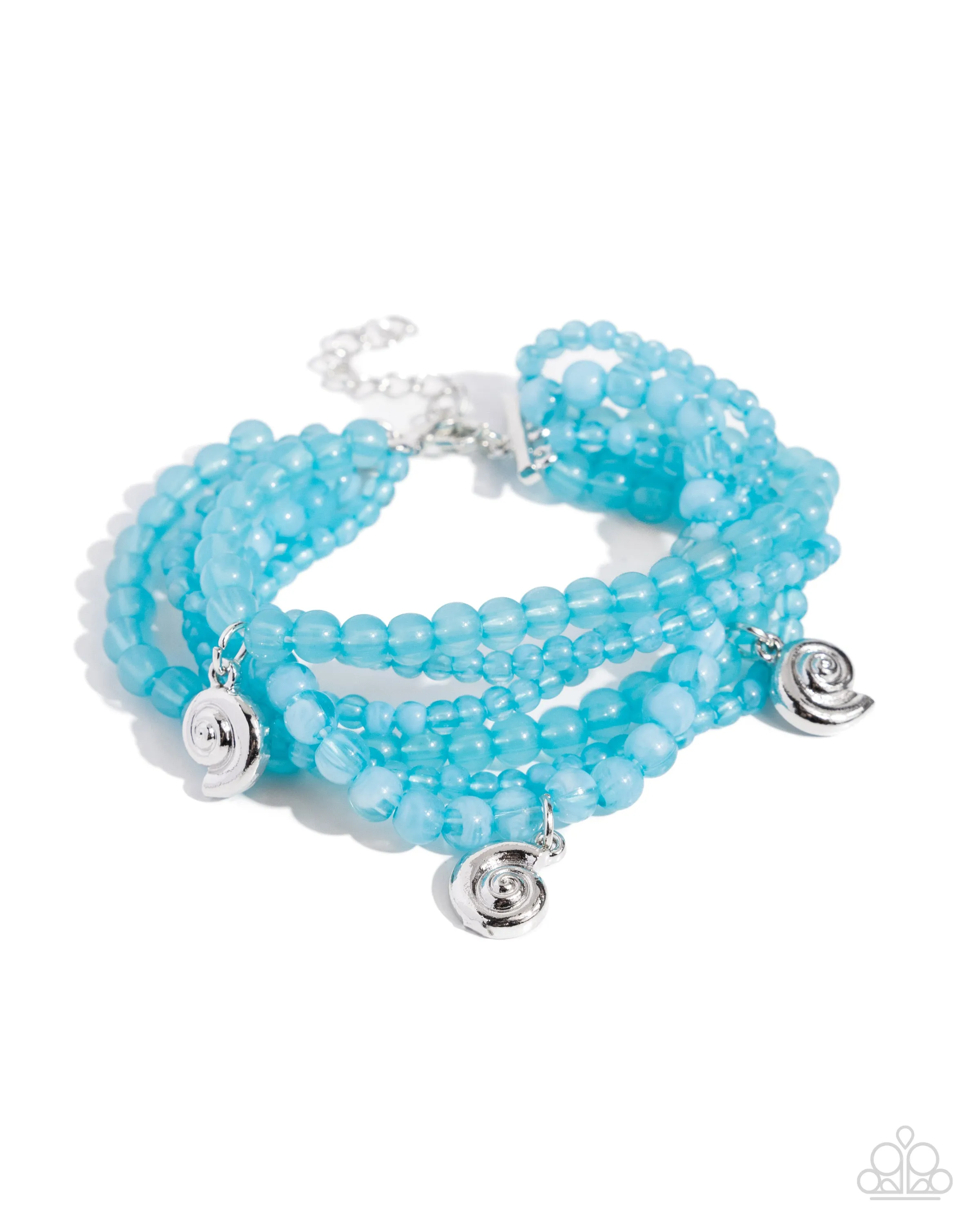 Bracelets Swirling Shopaholic - Blue B2320