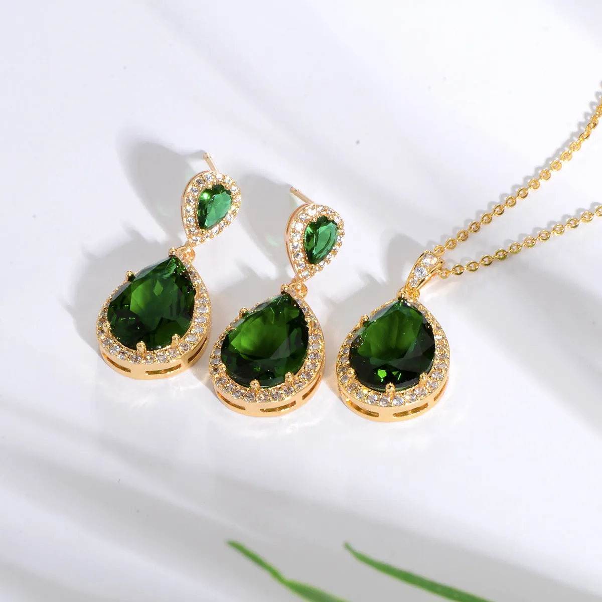 Bridal Wedding Jewelry Simple Graceful Set