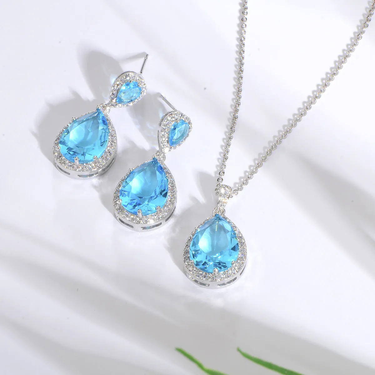 Bridal Wedding Jewelry Simple Graceful Set