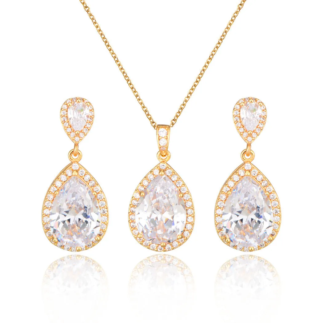 Bridal Wedding Jewelry Simple Graceful Set