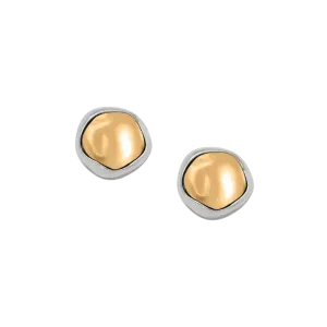 Brighton Women's Cascade Round Silver Gold Earrings