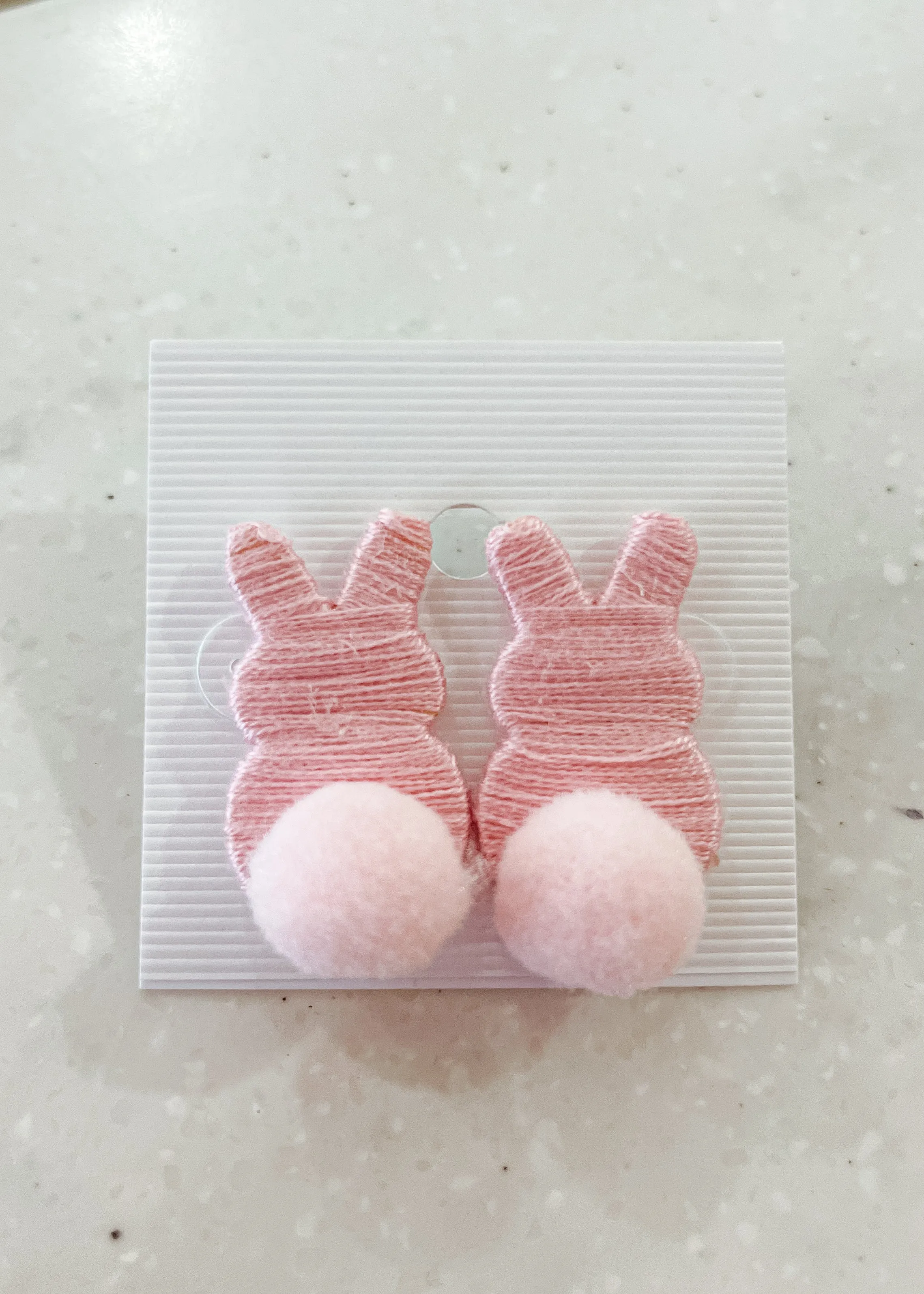 Bunny Pom Pom Earrings