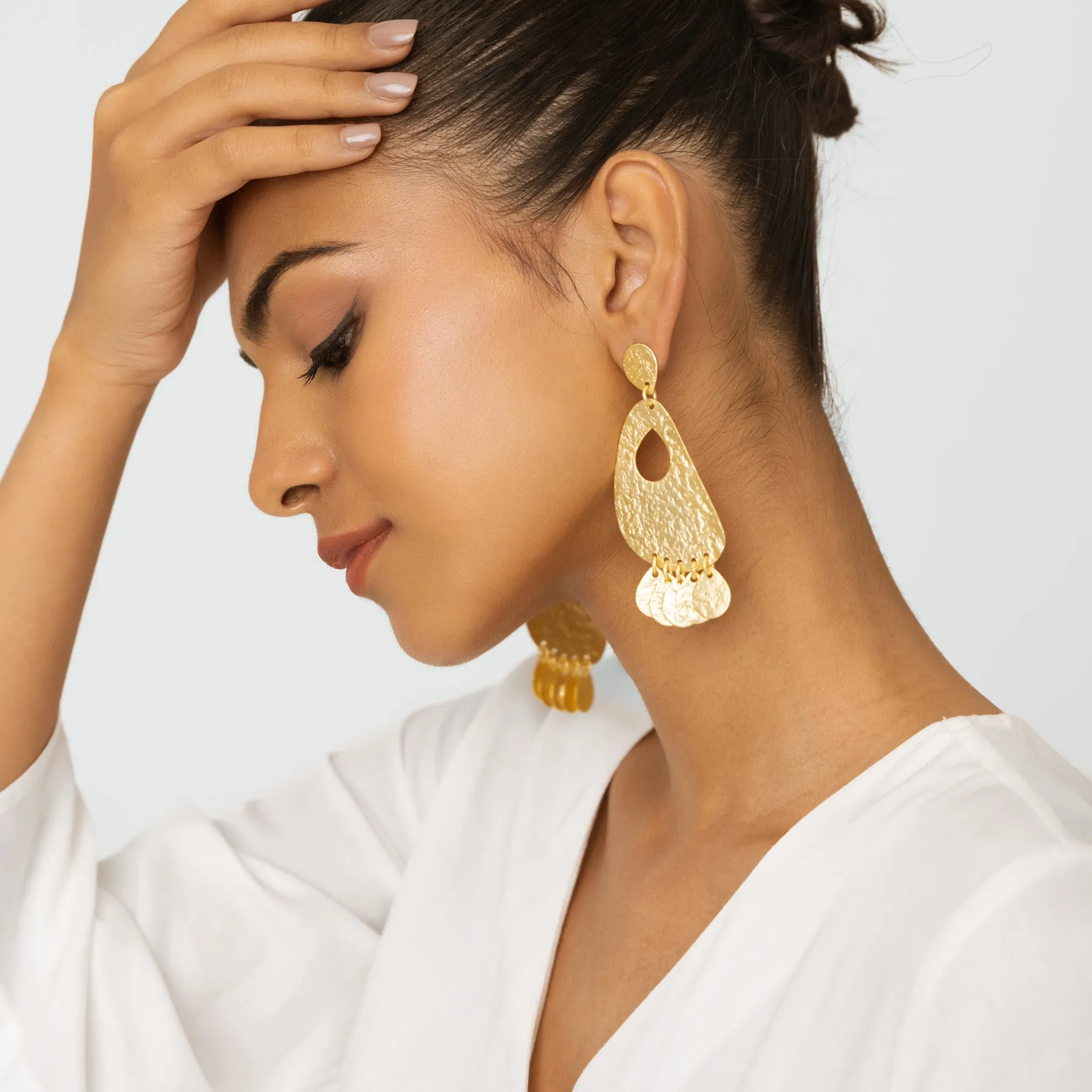 Dangle Drop Earrings - Gold