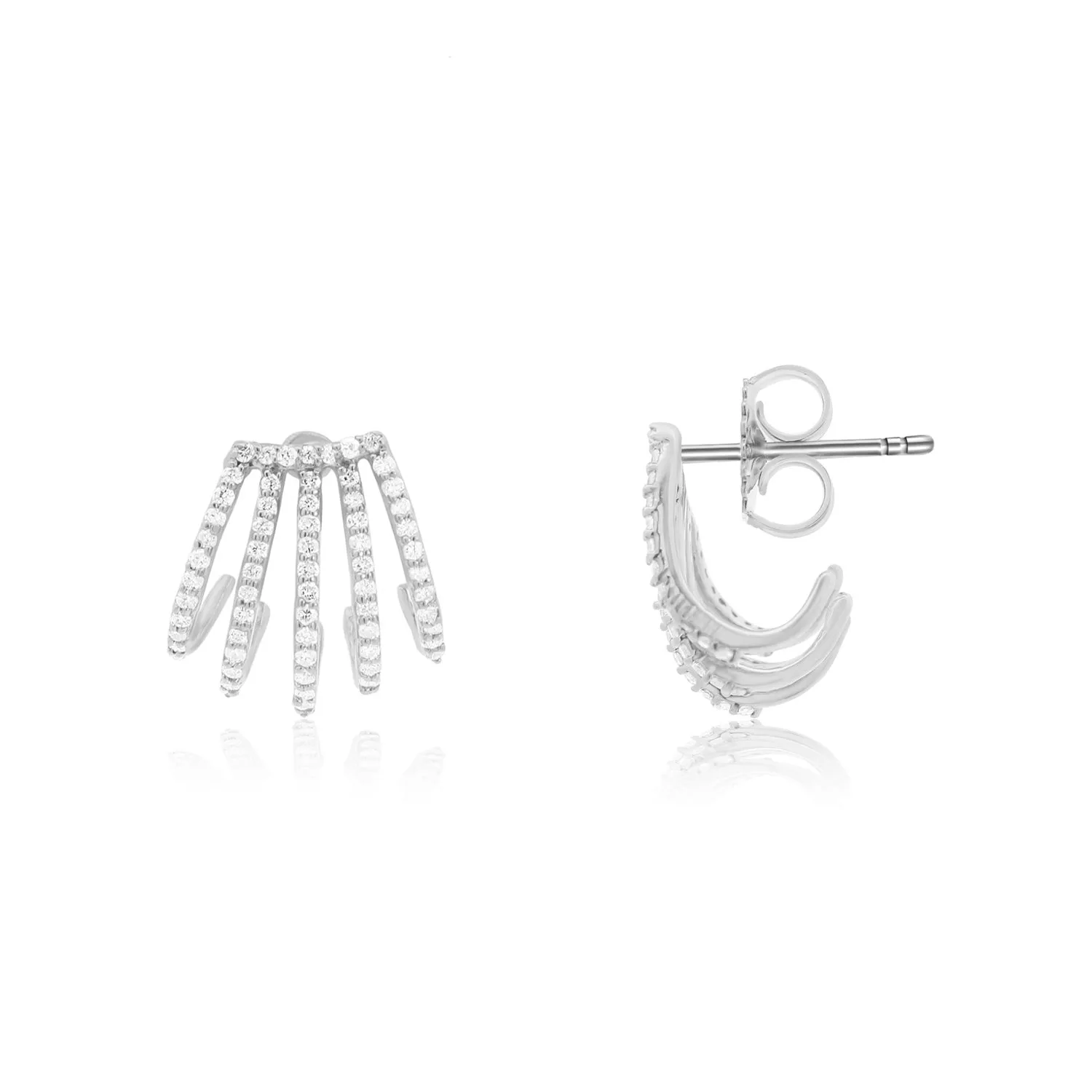 Diamond Cage Earrings