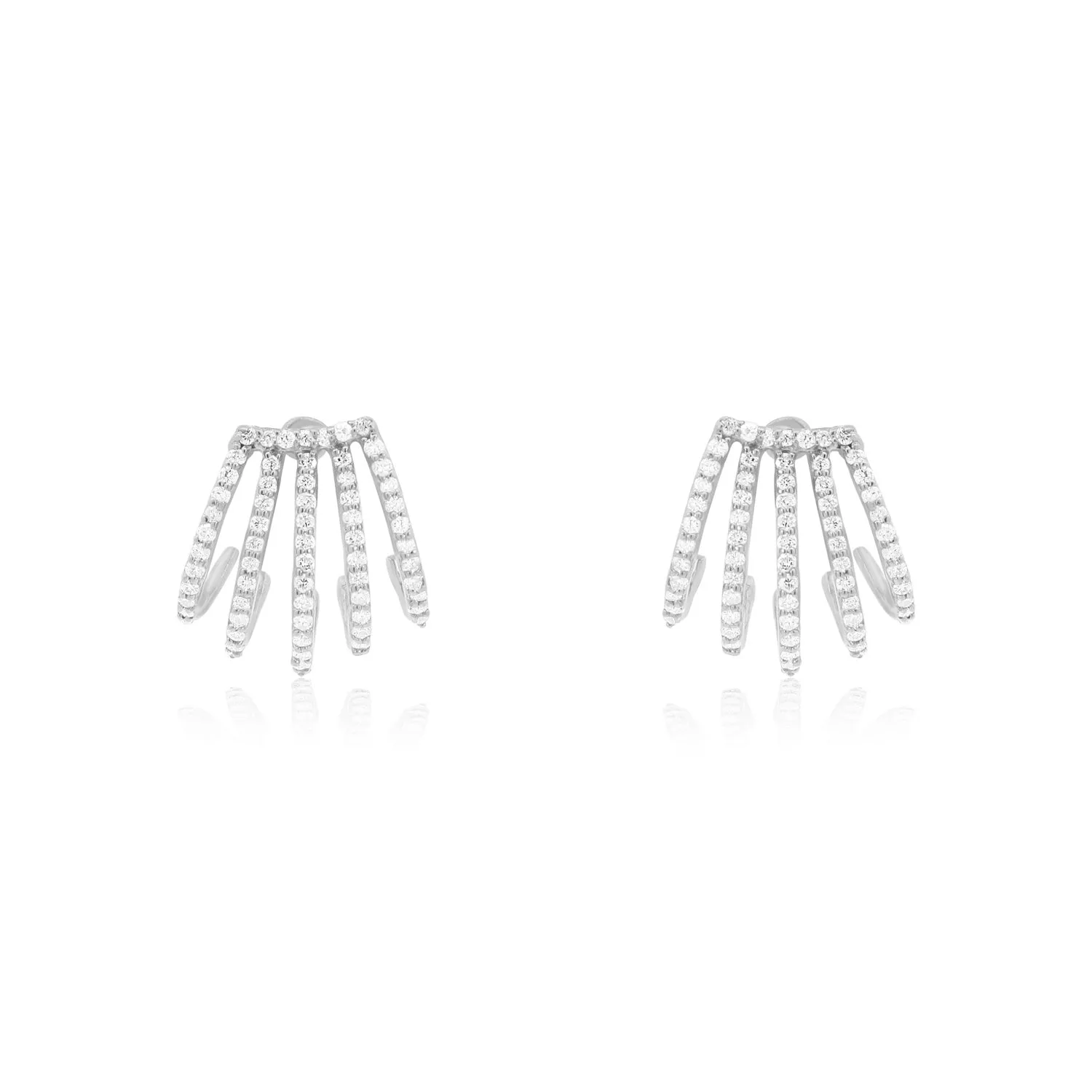 Diamond Cage Earrings