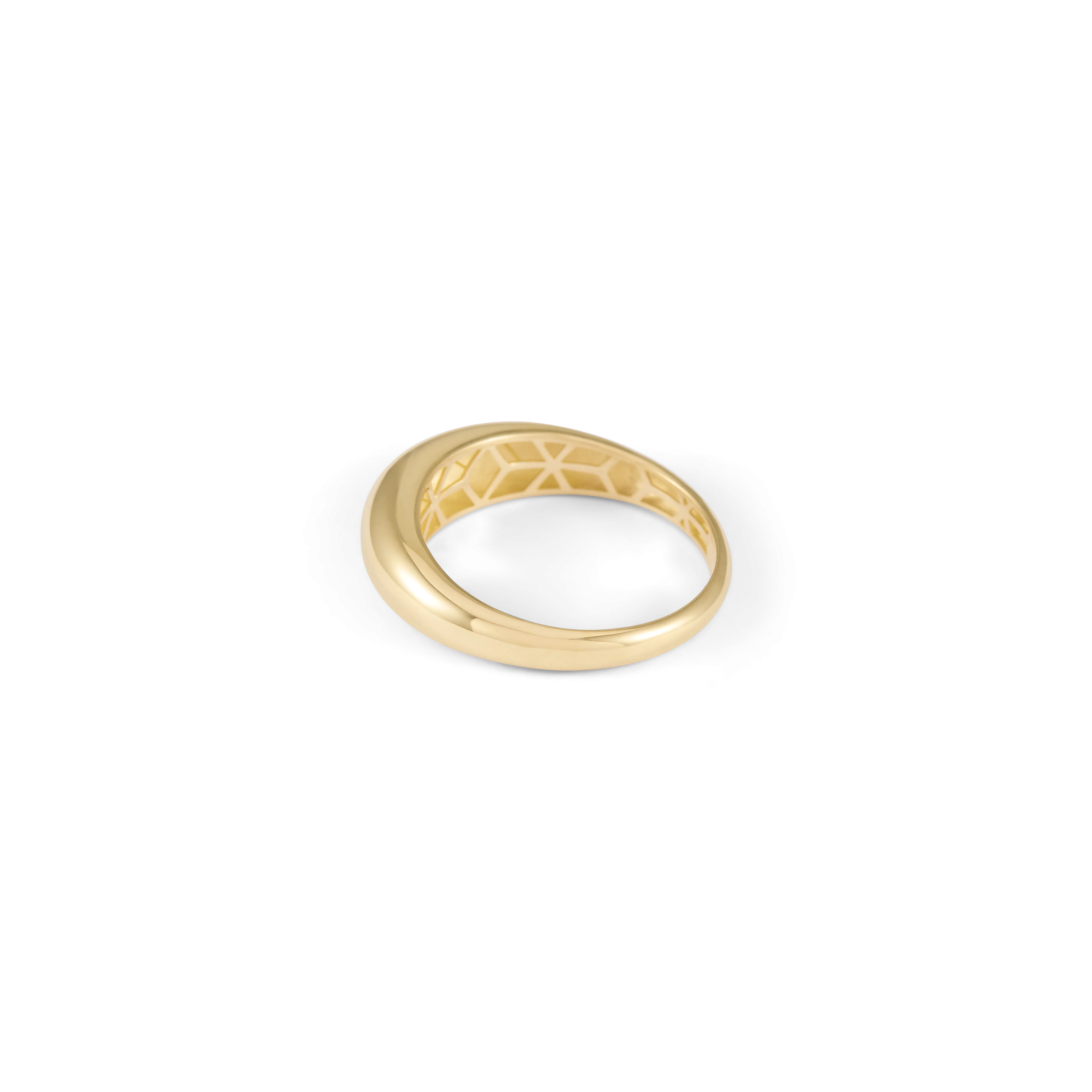 Fine Dome Ring - Solid Gold