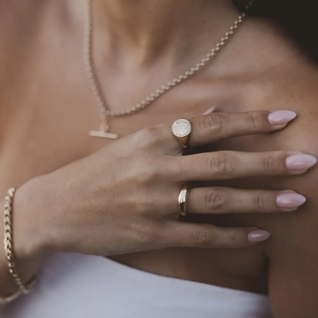 Fine Dome Ring - Solid Gold