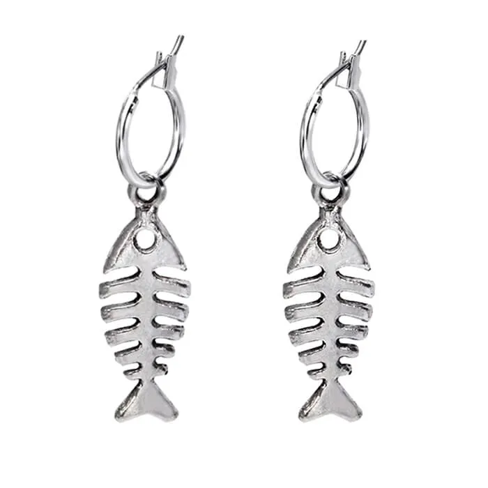 Fish Bone Earrings