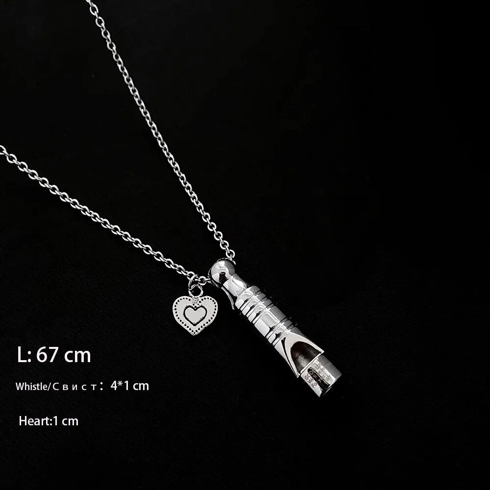 Flytonn Goth Fashion New Cross Pendant Long Necklace Men Punk Trendy Simple Titanium Stainless Steel Chain Mens Jewellery Gift