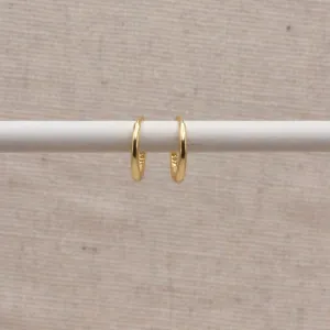 Gold Essential Huggie Hoops