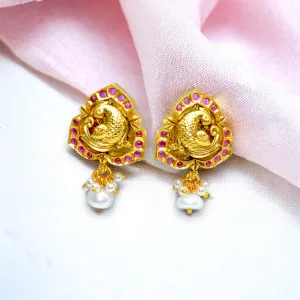 Graceful Embossed Earrings