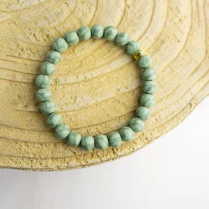 Green Fern Stack Bracelet