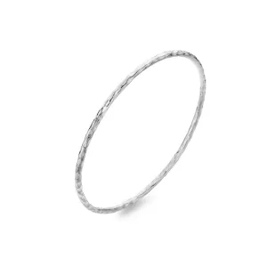 Hammered stacking bangle