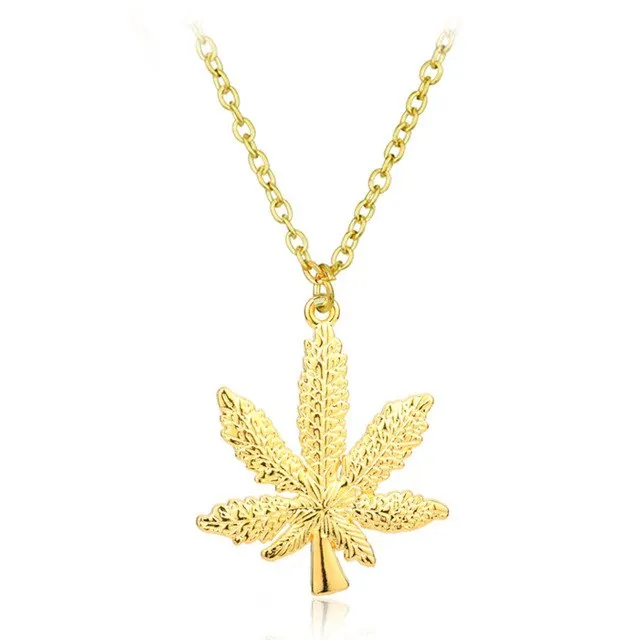 Hiphop  Jewelry Weed Leaf  Chain