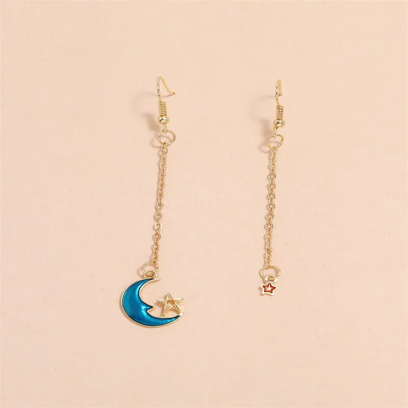 Japanese Ins Long Cute Earrings