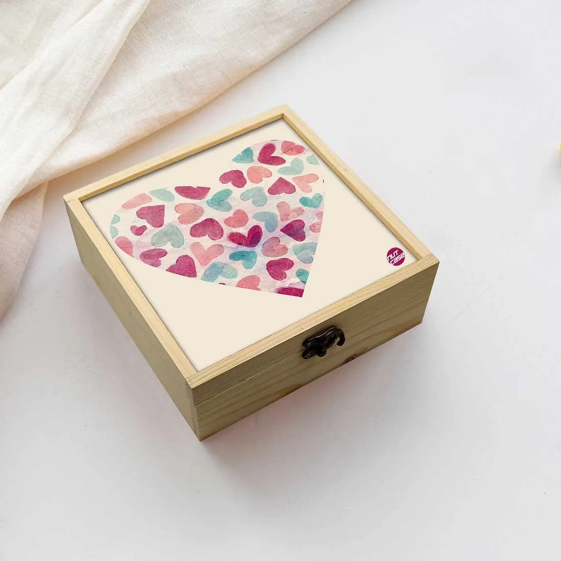 Jewellery Box Makepup Organizer -  Heart Love