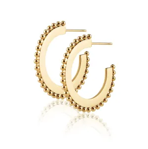 Jodie Studded Hoop | Sahira Jewelry