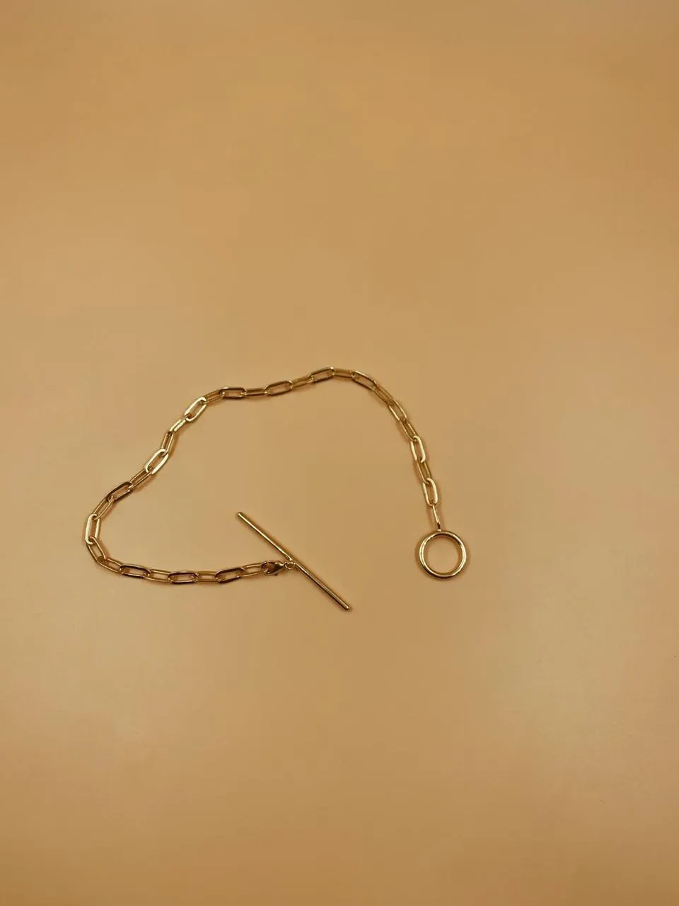 Kaori Toggle Anklet With and Without Charm In Brass