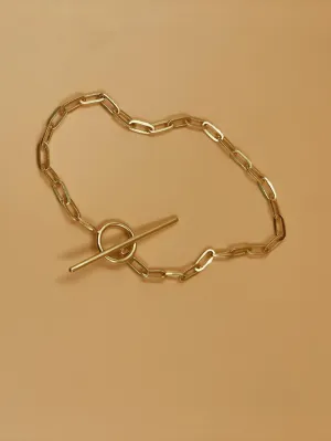 Kaori Toggle Anklet With and Without Charm In Brass