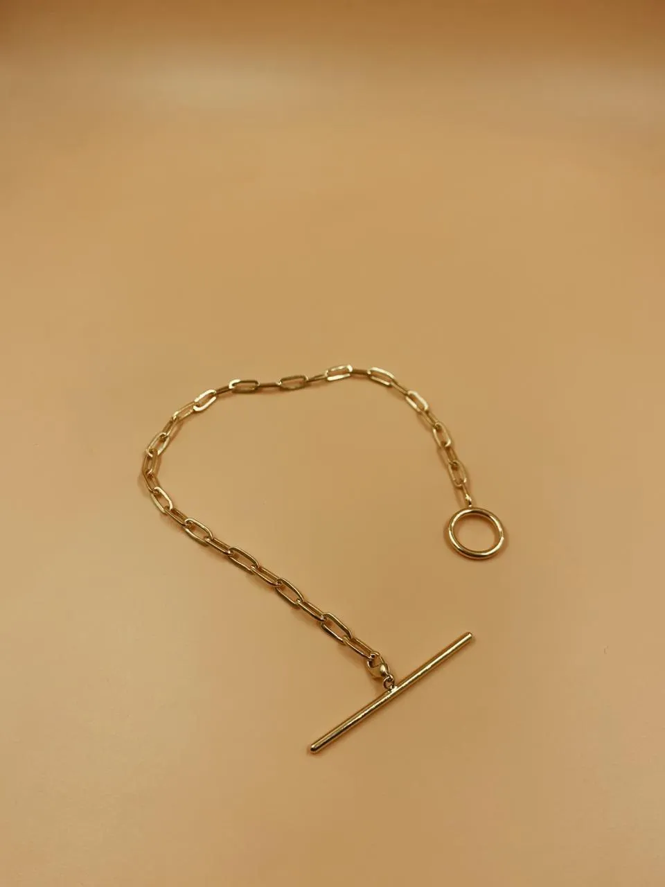 Kaori Toggle Anklet With and Without Charm In Brass