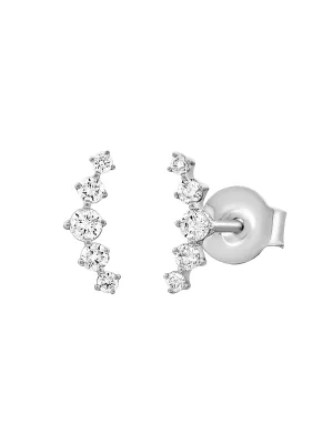 Kelly Climber Stud Earrings 14K