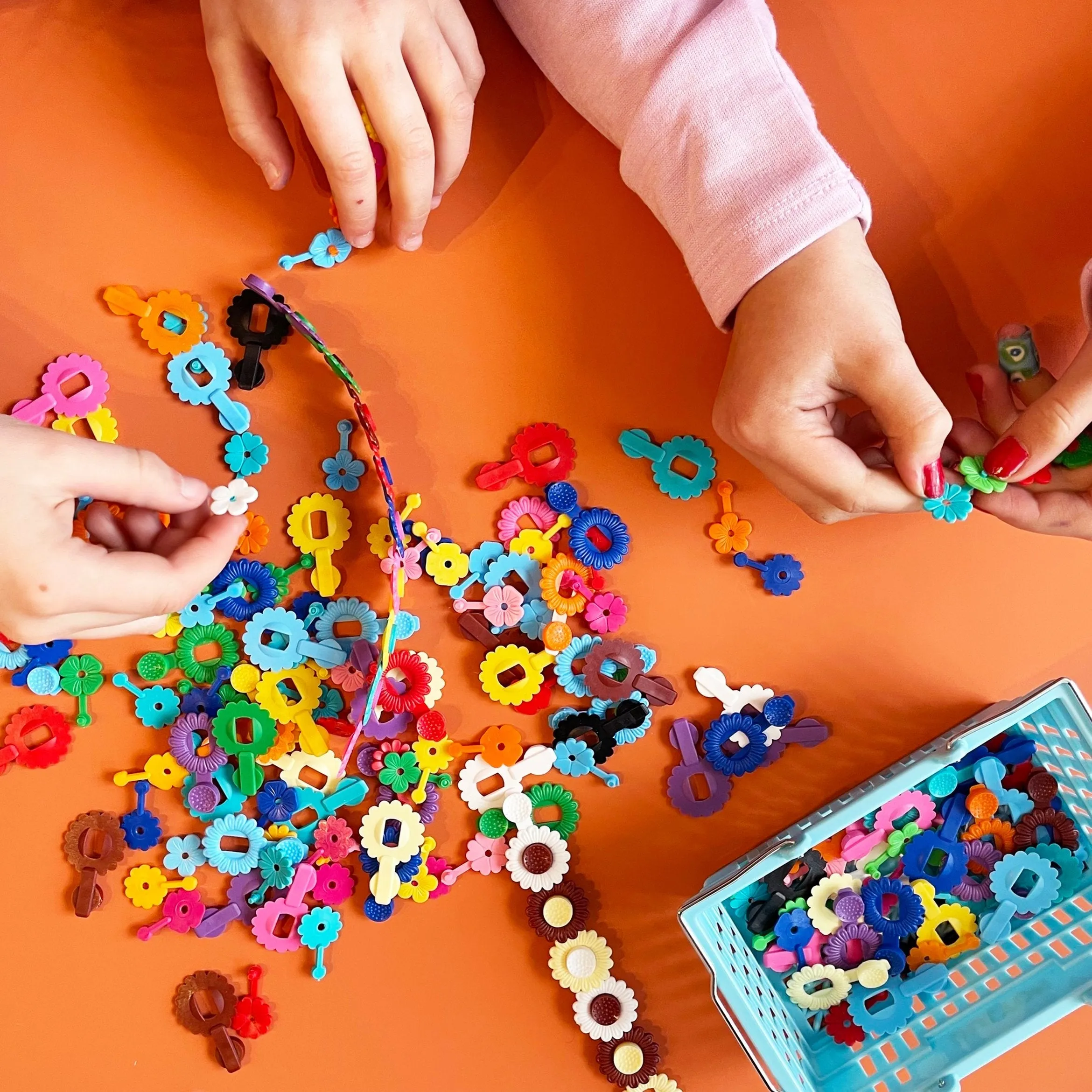 Large Flower Clips