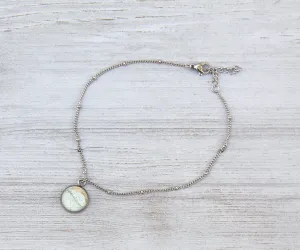 Longboat Key Nautical Anklet | Handmade Beach Jewelry