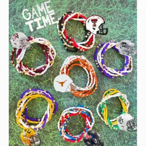 Lover of the Game Multi Color Beaded Bracelet Set